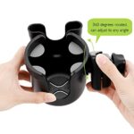 Accmor Stroller Cup Holder with Phone Holder, Bike Cup Holder, Universal Cup Holder for Uppababy Nuna Doona Strollers, 2-in-1 Cup Phone Holder for Stroller, Bike, Wheelchair,...