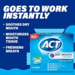 ACT Dry Mouth Lozenges with Xylitol, Soothing Mint, 36 Lozenges