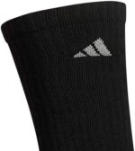 adidas Men's Athletic Cushioned Crew Socks with Arch Compression (6 Pairs)