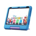 Amazon Fire 10 Kids tablet (newest model) ages 3-7 | Bright 10.1" HD screen with ad-free content and parental controls included, 13-hr battery, 32 GB, Blue