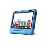 Amazon Fire HD 8 Kids tablet, ages 3-7. Top-selling 8" kids tablet on Amazon - 2022. Ad-free content with parental controls included, 13-hr battery, 64 GB, Blue