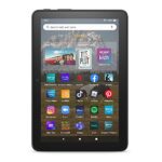 Amazon Fire HD 8 tablet, 8” HD Display, 64 GB, 30% faster processor, designed for portable entertainment, (2022 release), Black