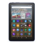 Amazon Fire HD 8 tablet, 8” HD Display, 64GB, 30% faster processor, designed for portable entertainment, (2022 release), Denim