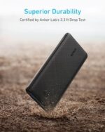 Anker Power Bank (PowerCore 10K), Compact Travel-Ready 10,000mAh Battery Pack with PowerlQ Charging Technology, 5V/3A High-Speed Charging, USB-C (in and Outfor iPhone, iPad,...