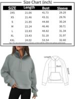 AUTOMET Womens Sweatshirts Half Zip Cropped Pullover Fleece Quarter Zipper Hoodies Fall outfits Clothes Thumb Hole