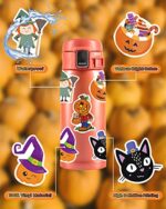 Benresive 300 Pcs Halloween Stickers for Kids, Halloween Holiday Stickers Bulk, Halloween Crafts Party Favors for Kids, Cute Water Bottle Stikers, Waterproof Vinyl Laptop...