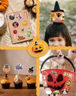 Benresive 300 Pcs Halloween Stickers for Kids, Halloween Holiday Stickers Bulk, Halloween Crafts Party Favors for Kids, Cute Water Bottle Stikers, Waterproof Vinyl Laptop...