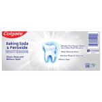 Colgate Baking Soda & Peroxide Toothpaste - Whitens Teeth, Fights Cavities & Removes Stains, Brisk Mint, 6 Ounce (Pack of 2)