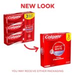 Colgate Optic White Advanced Hydrogen Peroxide Toothpaste, Teeth Whitening Toothpaste Pack, Enamel-Safe Formula, Helps Remove Tea, Coffee, and Wine Stains, Sparkling White, 3...