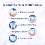 Crest 3D White Brilliance Vibrant Peppermint Teeth Whitening Toothpaste, 4.6 oz Pack of 3, Anticavity Fluoride Toothpaste, 100% More Surface Stain Removal, 24 Hour Active Stain...