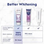 Crest 3D White Brilliance Vibrant Peppermint Teeth Whitening Toothpaste, 4.6 oz Pack of 3, Anticavity Fluoride Toothpaste, 100% More Surface Stain Removal, 24 Hour Active Stain...