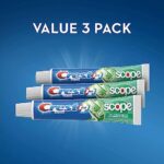 Crest + Scope Complete Whitening Toothpaste - Pack of 3, 5.4 Oz Tubes - Anticavity Fluoride Toothpaste - Fresh Breath, Kills Germs - Tartar Protection, Enamel Protection - Minty...