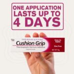 Cushion Grip Thermoplastic Denture Adhesive, 1 oz - Refits and Tightens Loose Upper and Lower Dentures and Partials | Non-Glue Adhesive, Acts Like a Soft Reliner