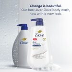 Dove Body Wash with Pump Deep Moisture For Dry Skin Moisturizing Skin Cleanser with 24hr Renewing MicroMoisture Nourishes The Driest Skin 30.6 oz