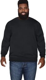 Fruit of the Loom Men's Eversoft Fleece Crewneck Sweatshirts, Moisture Wicking & Breathable, Sizes S-4x