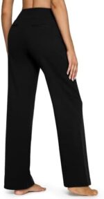 G4Free Yoga Pants Women Wide Leg Pants with Pockets High Waist Stretch Dress Casual Sweatpants Petite/Regular/Tall