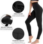 GAYHAY High Waisted Leggings for Women - Soft Opaque Slim Tummy Control Printed Pants for Running Cycling Yoga