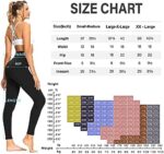 GAYHAY High Waisted Leggings for Women - Soft Opaque Slim Tummy Control Printed Pants for Running Cycling Yoga