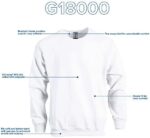 Gildan unisex-adult Fleece Crewneck Sweatshirt, Style G18000, Multipack