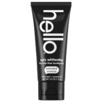 hello Activated Charcoal Epic Whitening Fluoride Free Toothpaste, Fresh Mint + Coconut Oil, Vegan & SLS Free