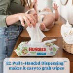 Huggies Natural Care Refreshing Baby Wipes, Hypoallergenic, Scented, 10 Flip-Top Packs (560 Wipes Total), Packaging May Vary