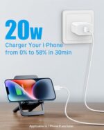 i Phone Charger 10 Ft Fast Charging【MFi-Certified】 2-Pack 20W PD Fast Charger with 6Ft Fast Charging Cable, Type C Fast Charging Block & Fast Charger Cord for IP 14/13/12/11, i...