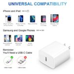 iPhone Charger 14 13 12 11 Fast Charging USB C Charger Block Type C Charger iPad Charger with 6FT C Chargers Cord Compatible with iPhone14/14 Pro Max/13/13Pro/12/12 Pro/11,iPad