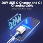 iPhone Charger Fast Charging 2 Pack Type C Wall Charger Block with 2 Pack [6FT&10FT] Long USB C to Lightning Cable for iPhone 14/13/12/12 Pro Max/11/Xs Max/XR/X,AirPods Pro