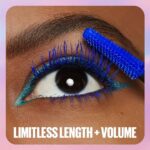 Maybelline Lash Sensational Sky High Washable Mascara Makeup, Volumizing, Lengthening, Defining, Curling, Multiplying, Buildable Formula, Blackest Black, 1 Count