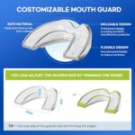 Mouth Guard for Grinding Teeth at Night: Moldable Dental Guard for Sleeping - Nighttime Protection for Teeth 4 Pack/One Size