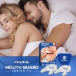 Mouth Guard for Grinding Teeth at Night: Moldable Dental Guard for Sleeping - Nighttime Protection for Teeth 4 Pack/One Size