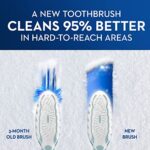 Oral-B CrossAction All in One Soft Toothbrushes, Deep Plaque Removal, Rounded Bristles Gentle on Teeth, Tongue and Cheek Cleaner, Gum Stimulators, 6 Count