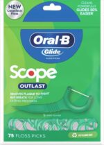 Oral-B Glide Complete with Scope Outlast Mint Flavor Floss Picks 75 Count