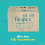 Pampers Swaddlers Diapers - Size 5, One Month Supply (132 Count), Ultra Soft Disposable Baby Diapers