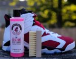 Pink Miracle Shoe Cleaner Kit with Bottle and Brush For Fabric Cleaner For Leather, Whites, Suede and Nubuck Sneakers