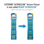 REACH Listerine Ultraclean Access Flosser Refill Heads, Mint, Plaque Remover, Shred Resistant, Easy on Gums & Teeth, Hard to Reach Dental Floss Heads, Oral Care, for Adults &...