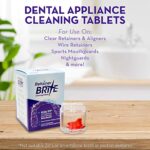 Retainer Brite - Retainer Cleaner Tablets for Invisalign, Mouth Guard Cleaner, Night Guard Cleaner and More. Cleaning Tablets for Ultrasonic Cleaners. 120 Tablets - 4 Month...