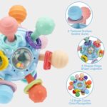 TOHIBEE Baby Montessori Sensory Toys for 0-6 6-12 Months, Food Grade Teething Toys for Babies 0 3 6 9 12 18 Months, Newborn Infant Learning Developmental Toys Gifts for 1 2 Year...