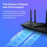 TP-Link AX1800 WiFi 6 Router V4 (Archer AX21) – Dual Band Wireless Internet Router, Gigabit Router, Easy Mesh, Works with Alexa - A Certified for Humans Device