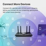 TP-Link AX1800 WiFi 6 Router V4 (Archer AX21) – Dual Band Wireless Internet Router, Gigabit Router, Easy Mesh, Works with Alexa - A Certified for Humans Device