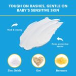 Triple Paste Diaper Rash Cream for Baby - 16 Oz Tub - Zinc Oxide Ointment Treats, Soothes and Prevents Diaper Rash - Pediatrician-Recommended Hypoallergenic Formula with...