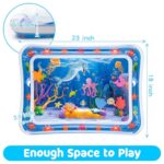 Tummy Time Water Mat丨Inflatable Tummy Time Water Play Mat for Babies, Infants and Toddlers 3 to 12 Months Promote Development Toys Baby Gifts